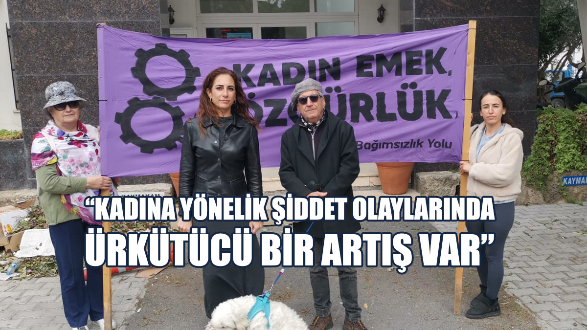 Bağımsızlık Yolu, Girne Kaymakamlık Binası Önünde Basın Açıklaması Yaptı