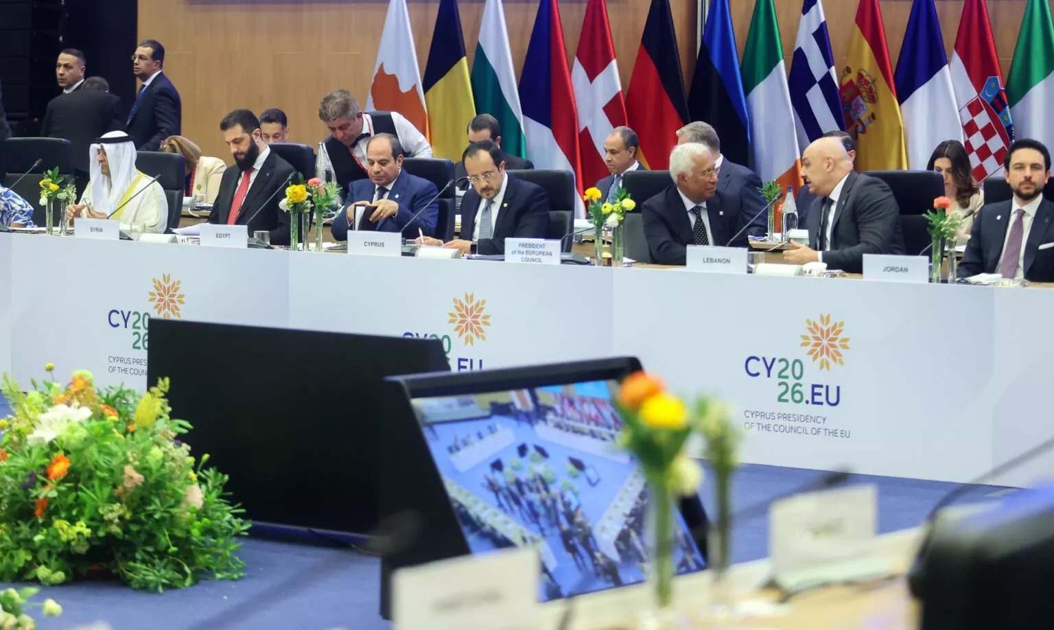 Güney Kıbrıs’taki AB Liderler zirvesinden iş birliği ve diplomasi vurgusu