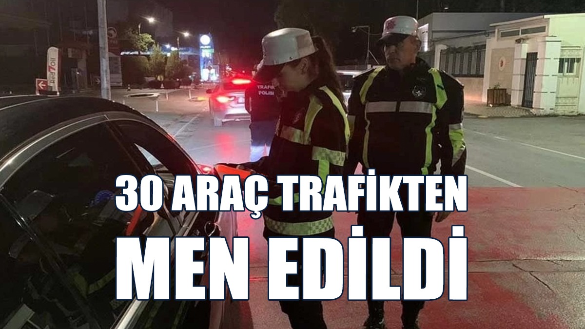 2 Bin 485 Araç Sürücüsünün Kontrol Edildi