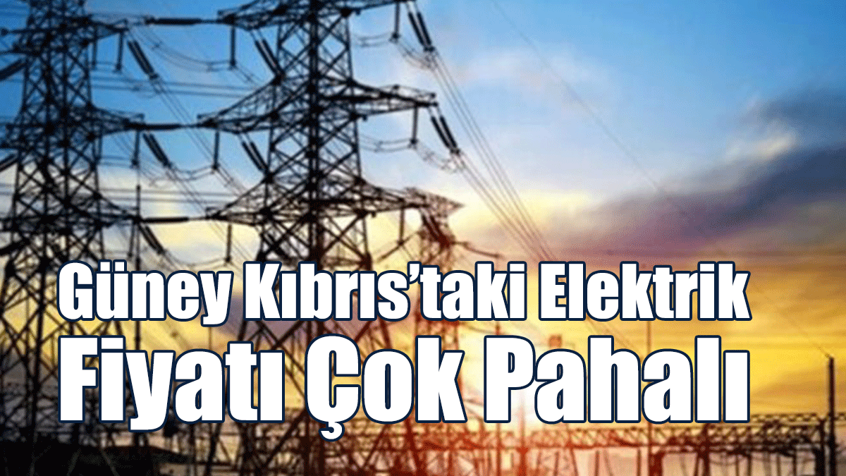 Papanastasiu: Güney Kıbrıs’taki Elektrik Fiyatı Çok Pahalı