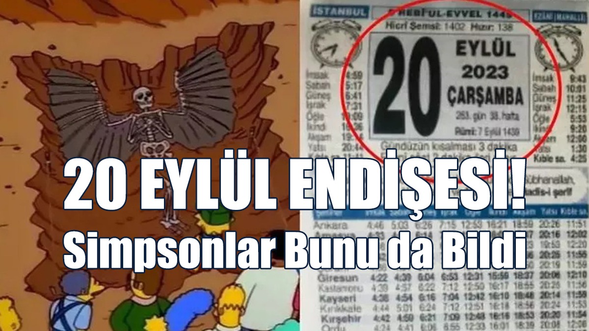 20 Eylül Endişesi! Simpsonlar Bunu Da Bildi... Meksika Kafa Karıştırdı