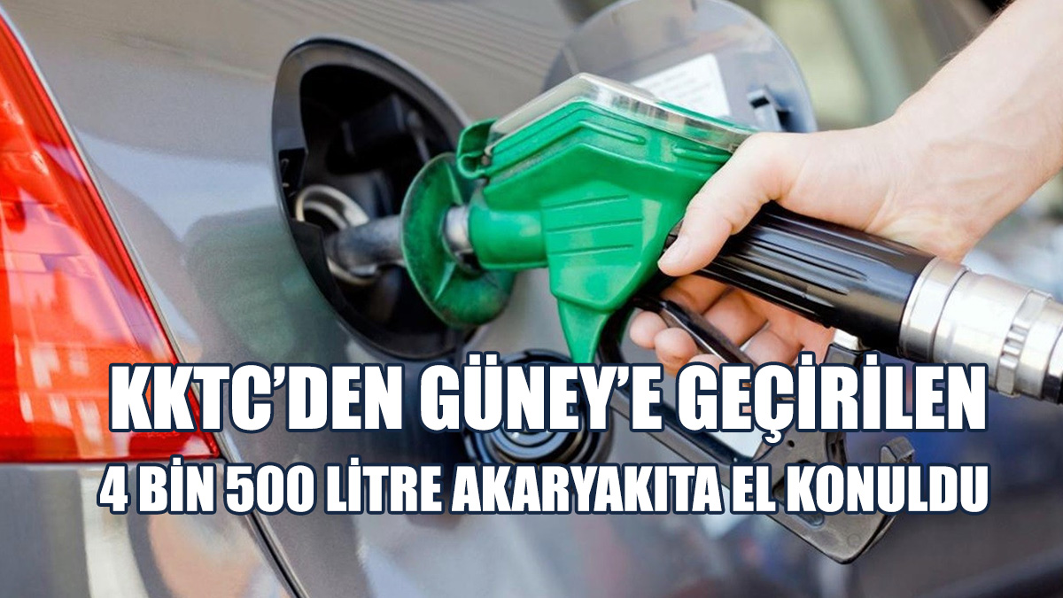 Gümrük Memurları Akaryakıta El Koydu