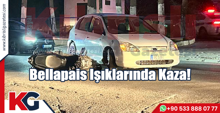 Bellapais Işıklarında Kaza!