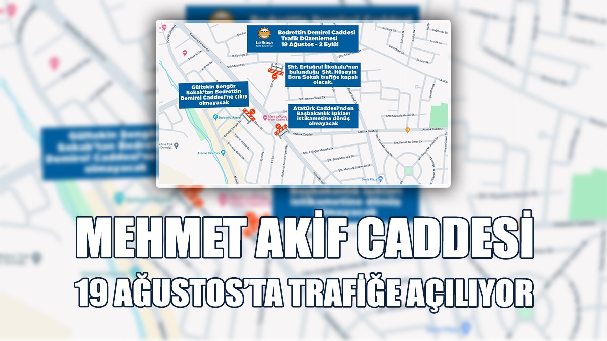Çalışmalar, Bedrettin Demirel Caddesi’nde Devam Edecek