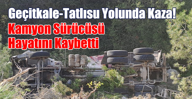 Virajı Alamadı, Dere Yatağına Düştü!