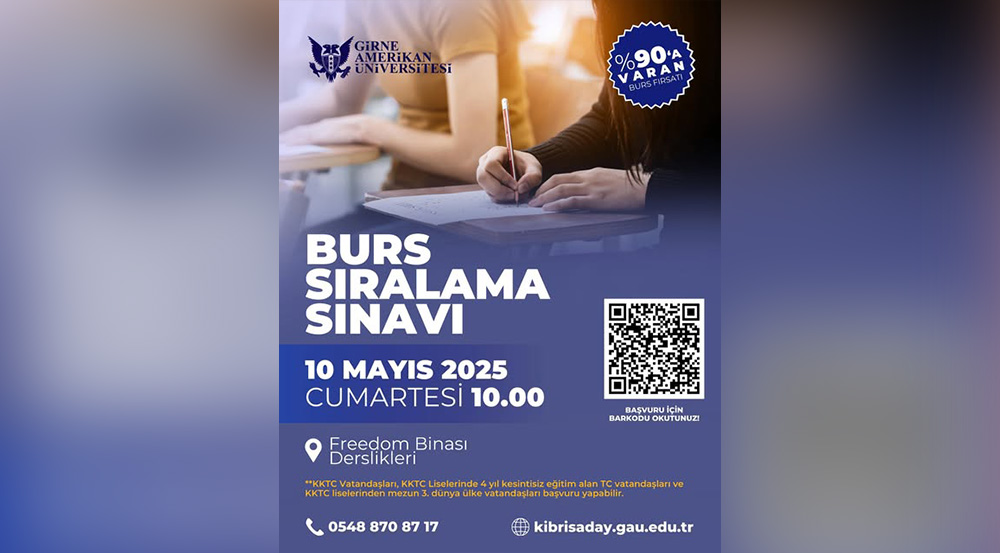 GAÜ burs sıralama sınavı 10 Mayıs’ta…