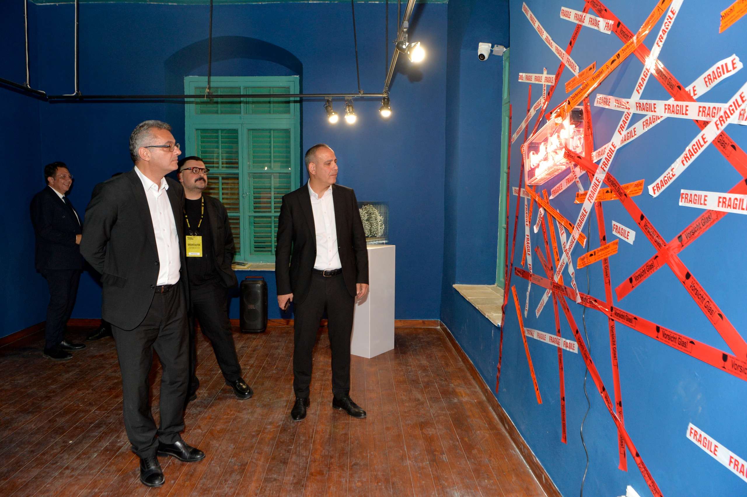 Erhürman, Bienal Lefkoşa’nın açılış resepsiyonuna katıldı