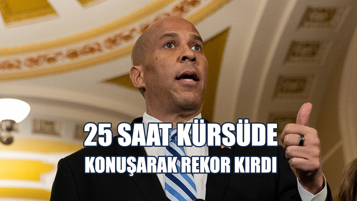 ABD'li Demokrat Senatör Booker, Trump'ın Politikalarını Protesto Etti