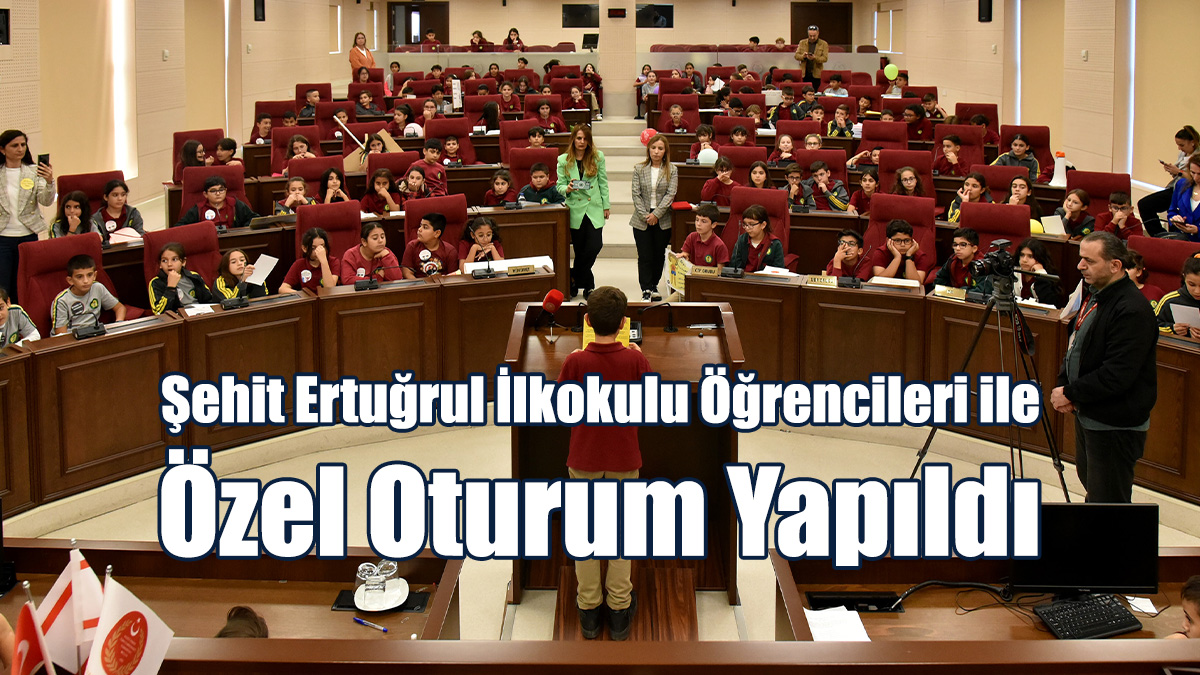 Şehit Ertuğrul İlkokulu Öğrencileri ile Özel Oturum Yapıldı