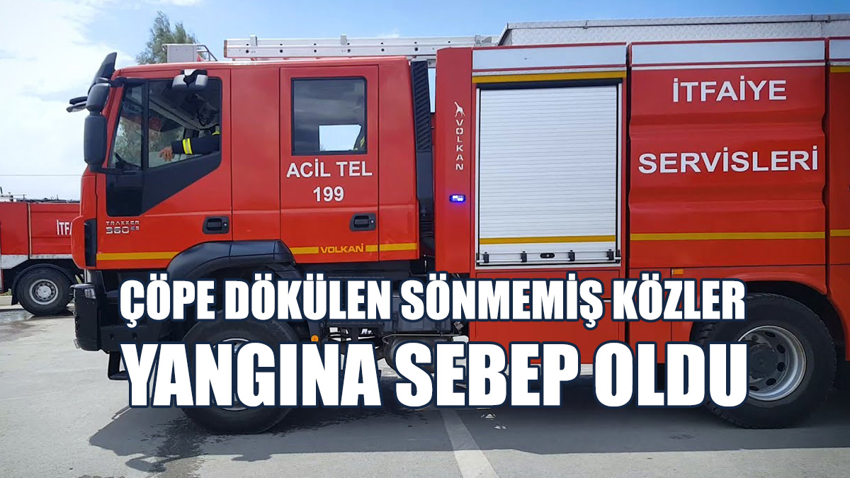 Gönyeli’de Yangın…