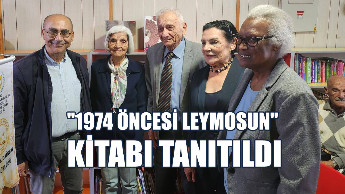 Elder'in "1974 Öncesi Leymosun" Kitabı Tanıtıldı