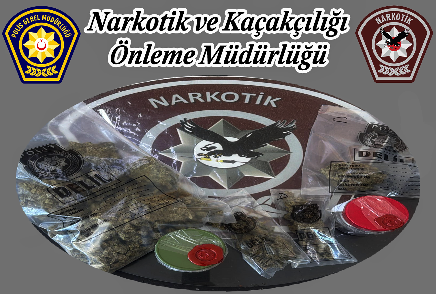 Girne’de 805 gram hintkeneviri ele geçirildi