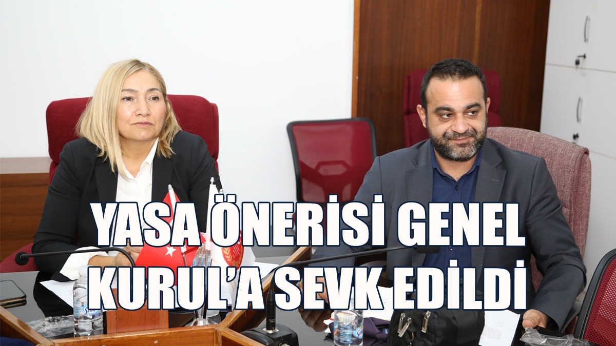 Seçim Ve Halkoylaması Yasa Önerisi Genel Kurul’a Sevk Edildi