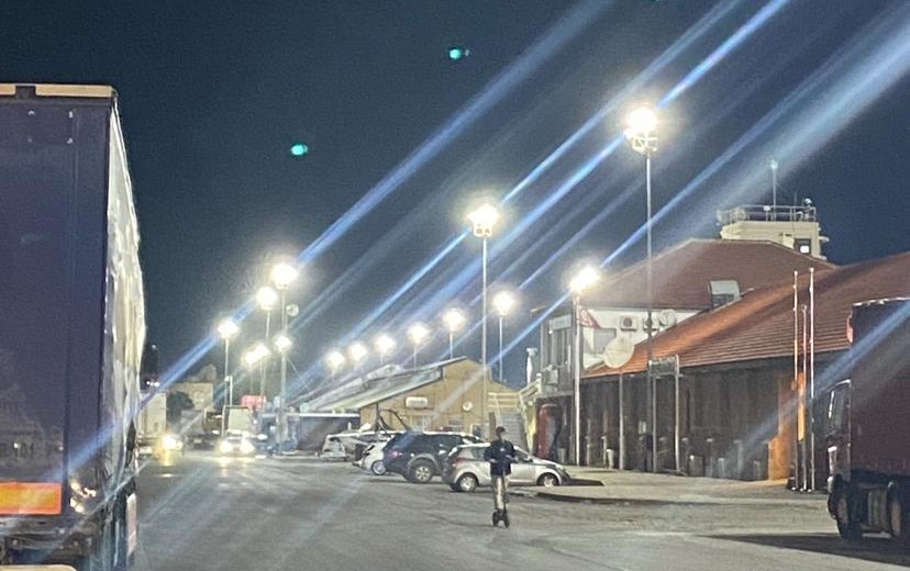 Gazimağusa Limanı’nda aydınlatma çalışmaları tamamlandı