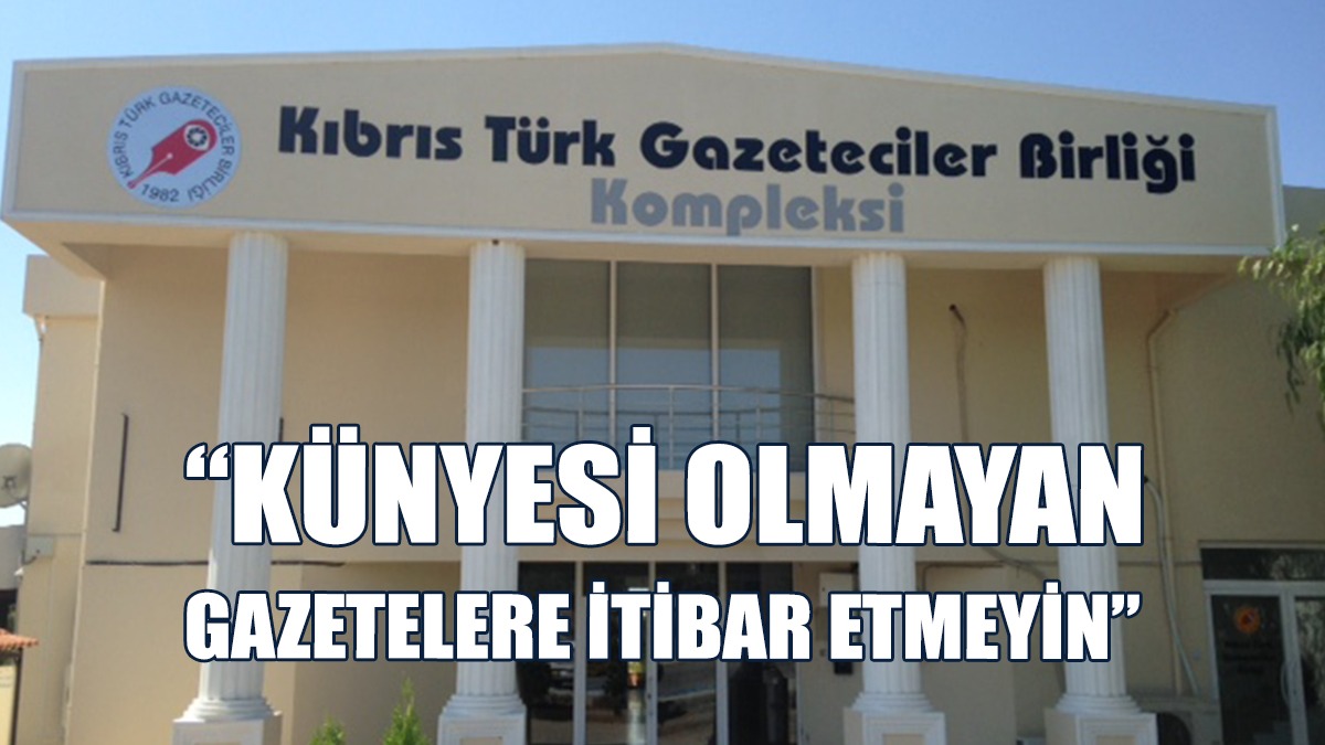 Gazeteciler Birliği Çağrısını Yineledi...
