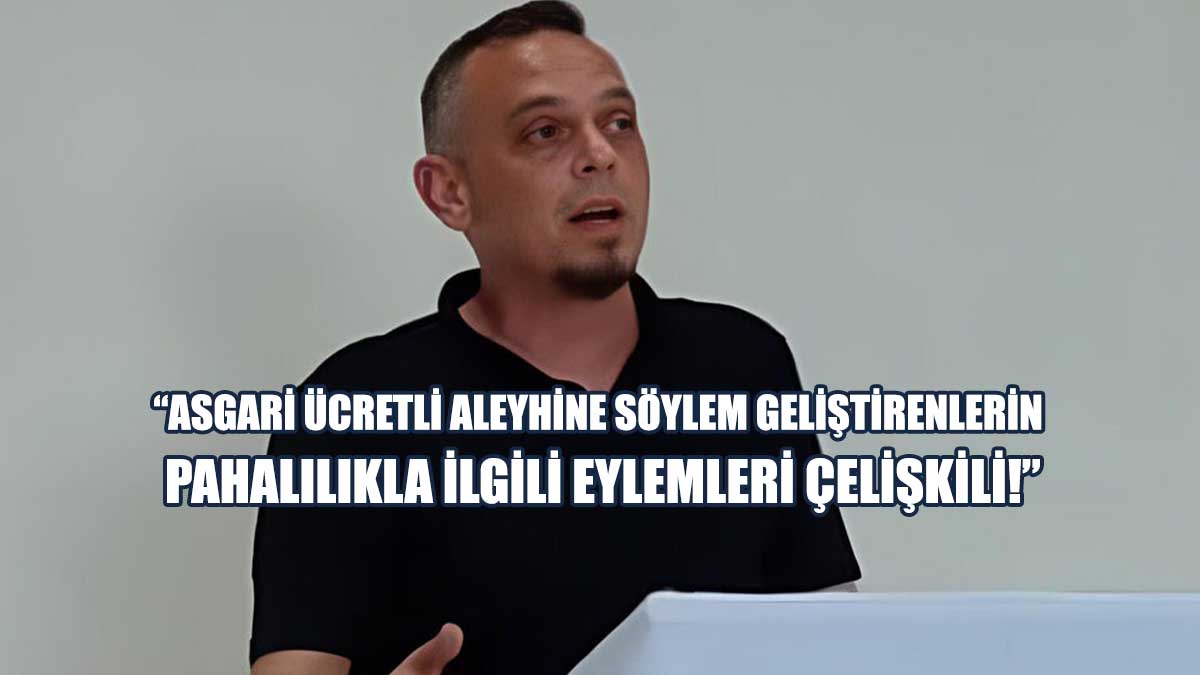 Ediz Kanatlı Ekonomik Örgütlerin Eylemini Eleştirdi