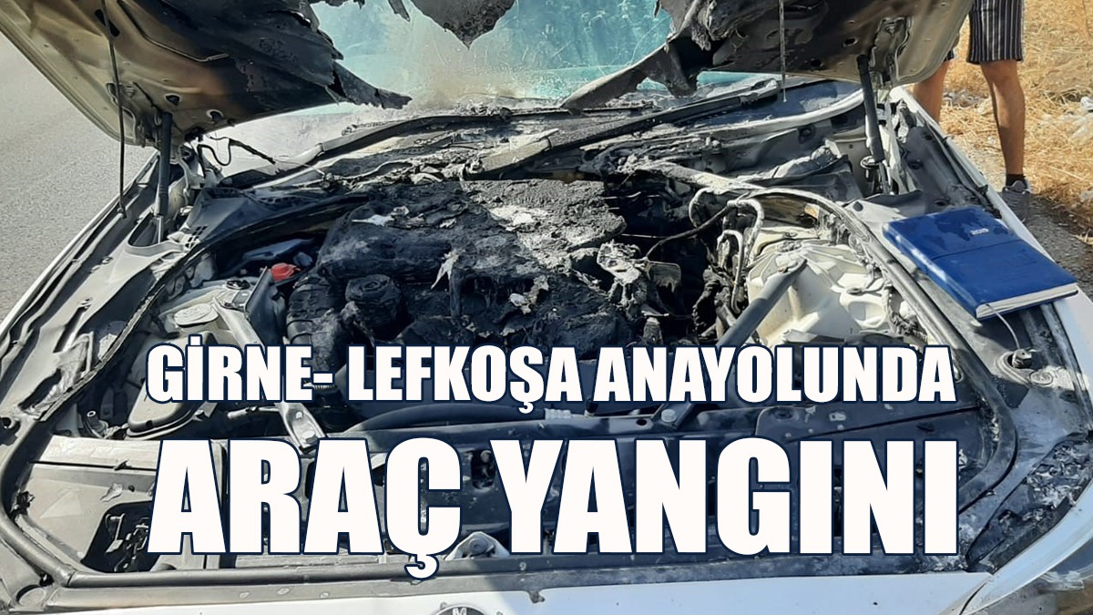 Boğazköy Kavşağı Yakınlarında Araç Yangını