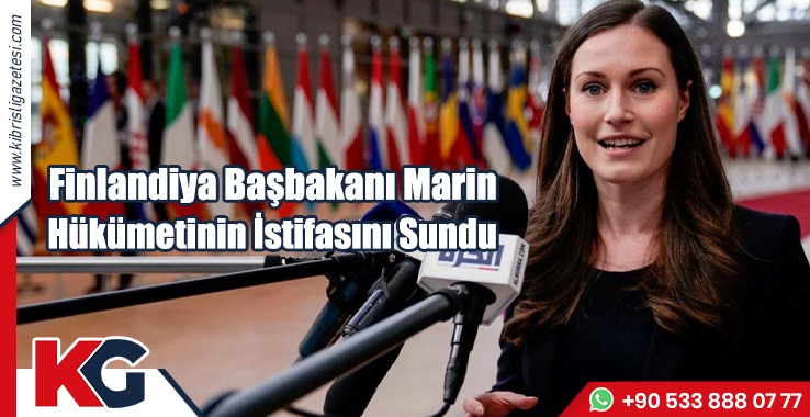Finlandiya Başbakanı Marin Hükümetinin İstifasını Sundu