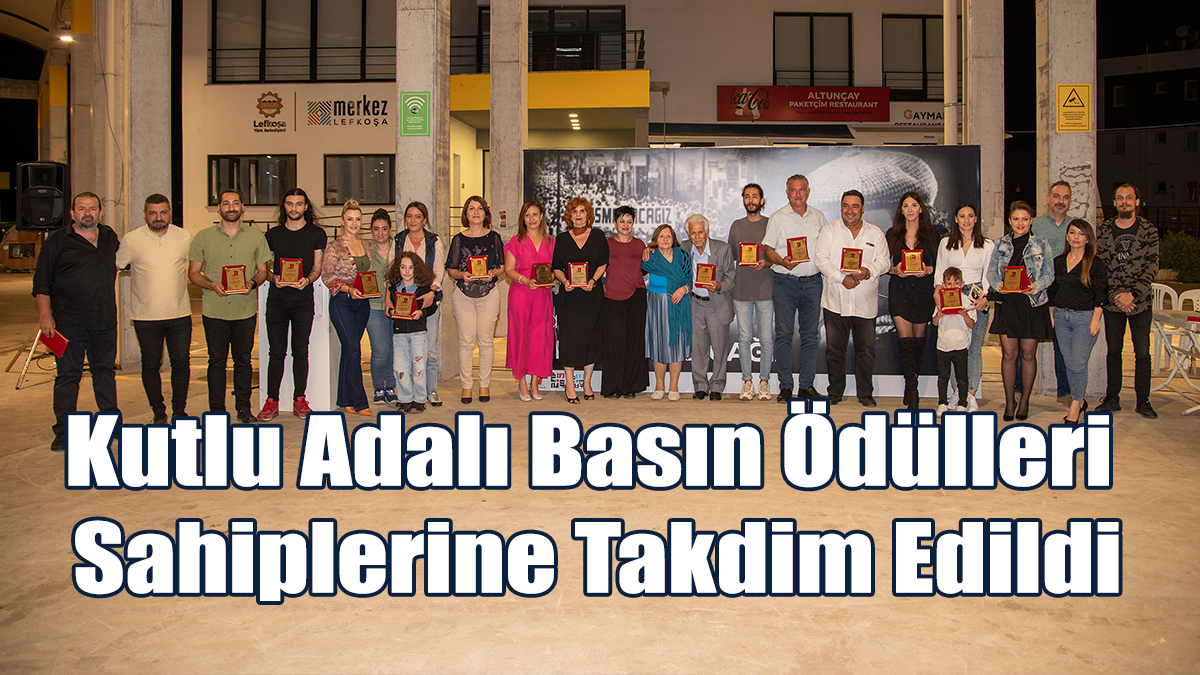 Kutlu Adalı Basın Ödülleri Sahiplerine Takdim Edildi