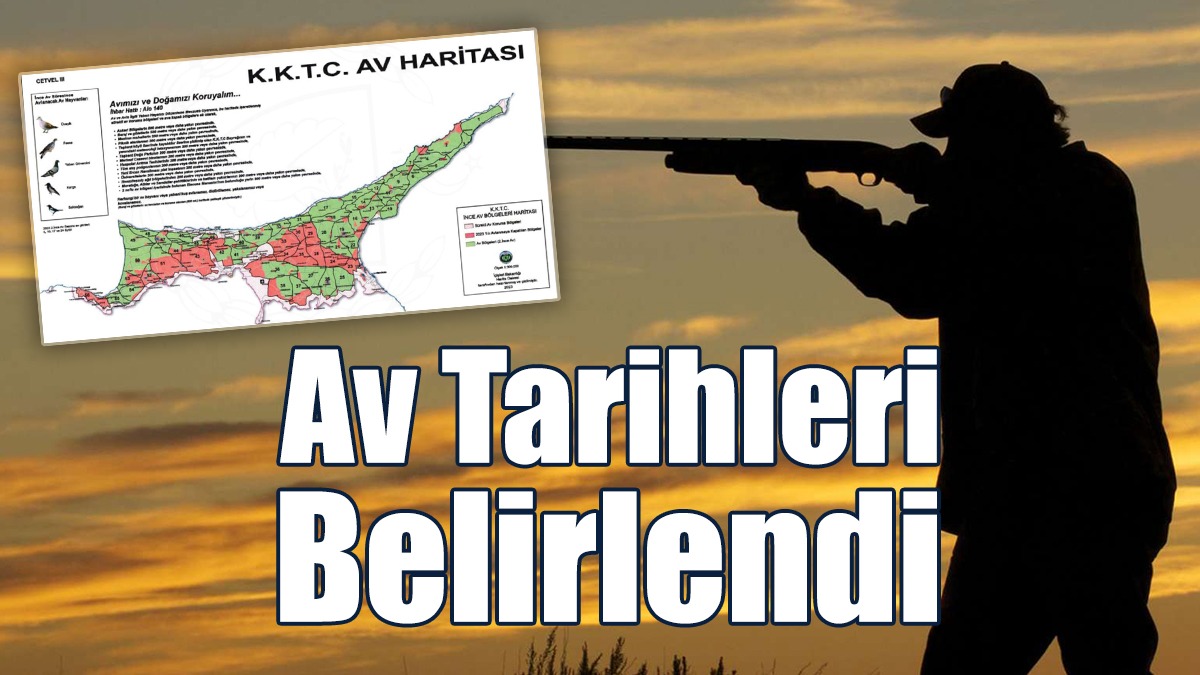 Av Tarihleri Belirlendi