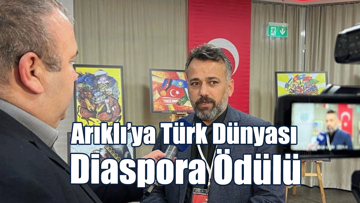 Türk- Bir Başkanı Güven Arıklı’ya ‘Türk Dünyası Diaspora ödülü’ Verildi