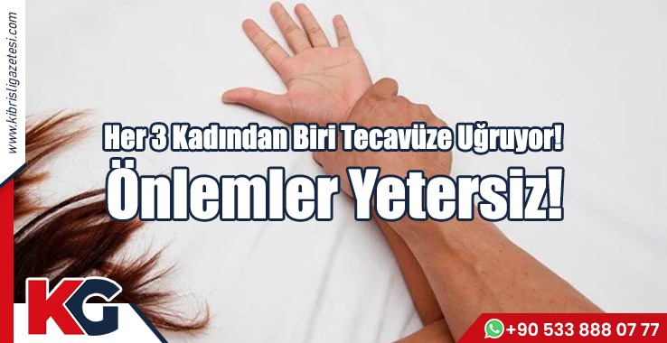 Her 3 Kadından Biri Tecavüze Uğruyor!