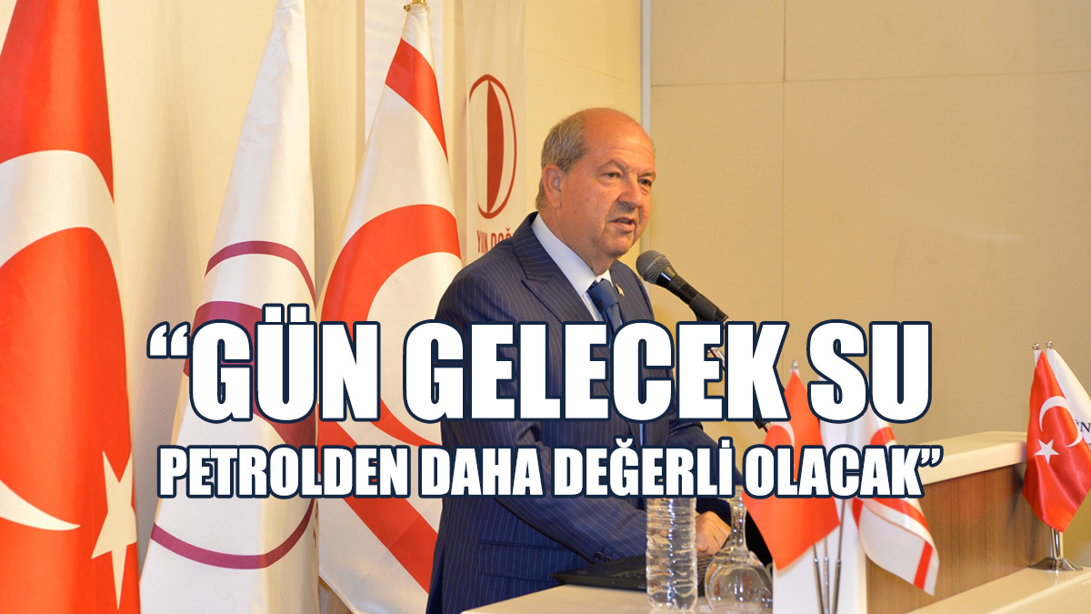 Tatar, KKTC’de Tarımsal Üretimde Suyun Etkin Kullanımı Çalıştayı’nda Konuştu