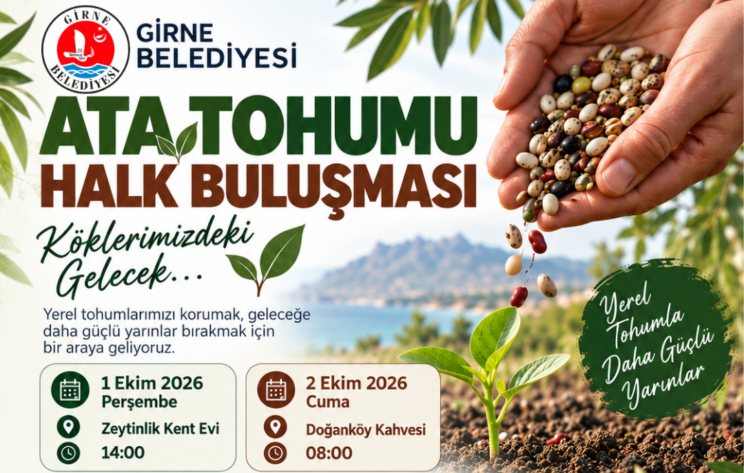 Girne’de “Ata Tohumu Halk Buluşması” düzenleniyor