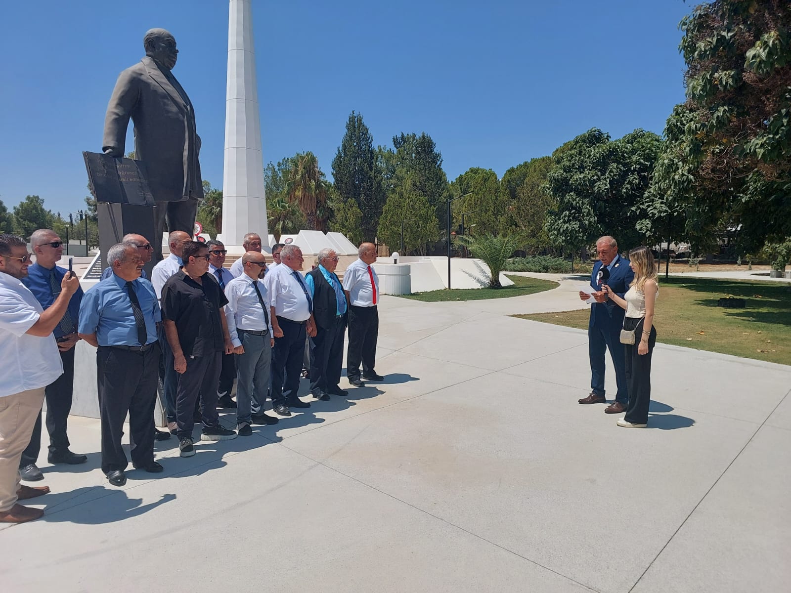TMT Anıtı önünde tören düzenlendi