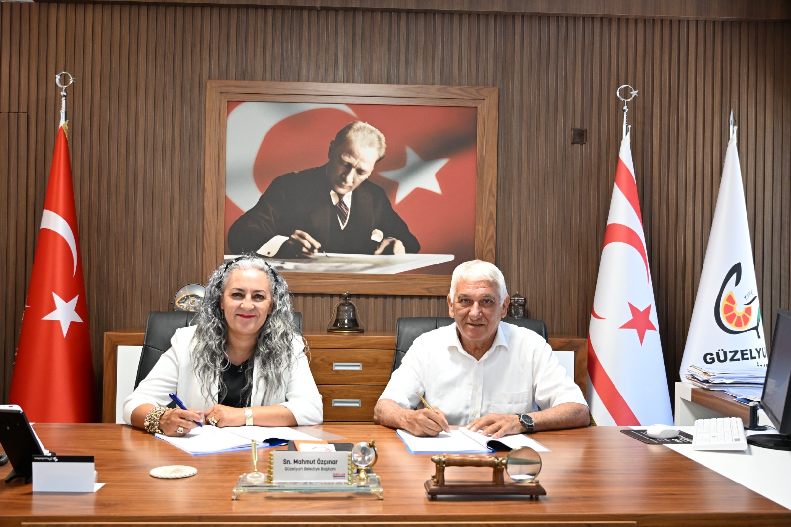 Güzelyurt’ta sosyal tesis ve sörf kulübü projeleri için sözleşmeler imzalandı