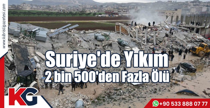 Suriye'de 2 bin 500'den Fazla Can Kaybı