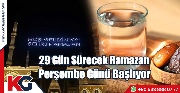 Ramazan Perşembe Günü Başlıyor