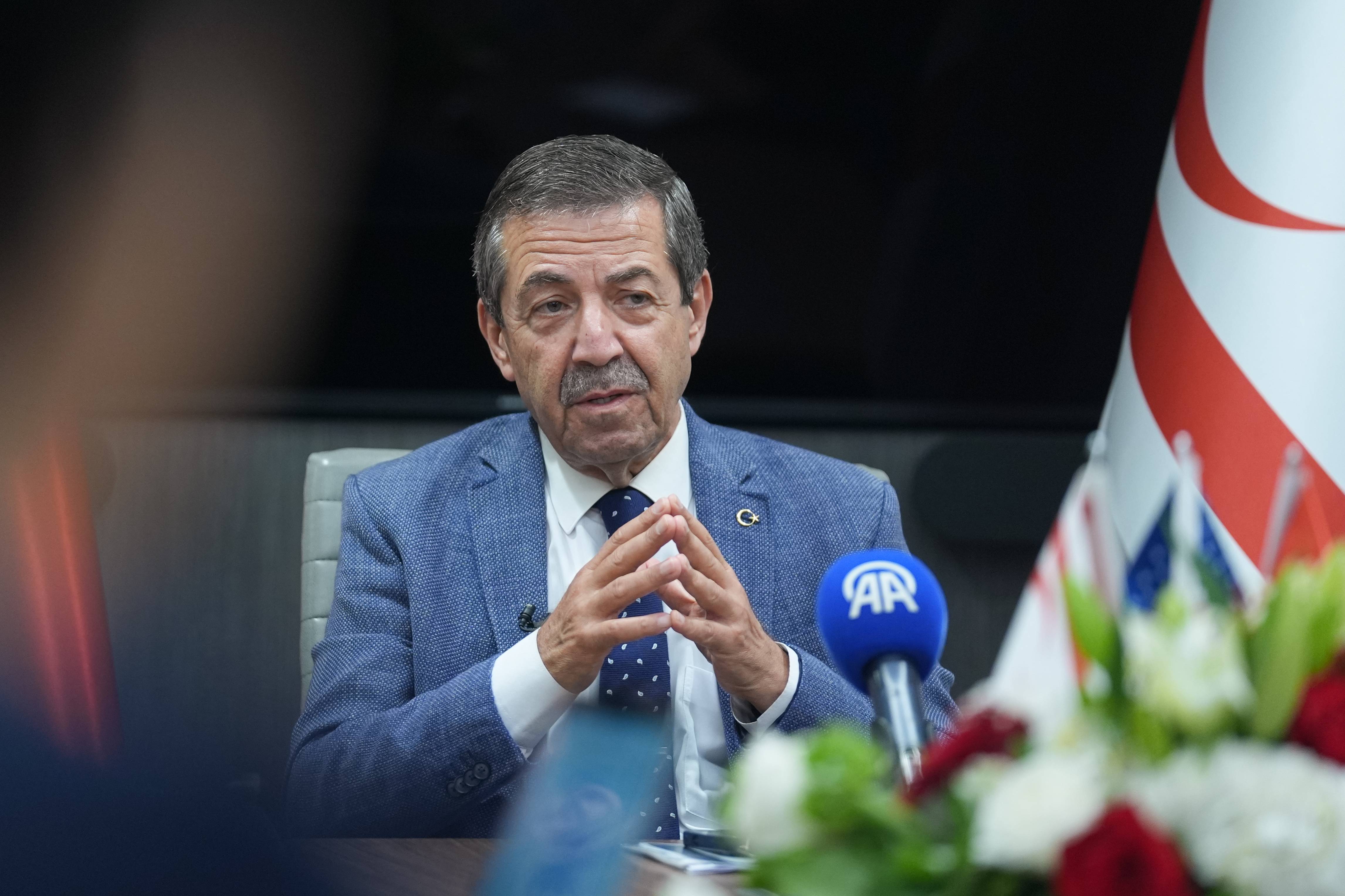 Ertuğruloğlu'ndan Washington'da iki komşu egemen eşit devlet vurgusu