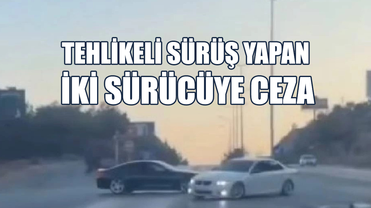 Girne-Lefkoşa Ana Yolunda Drift Attılar