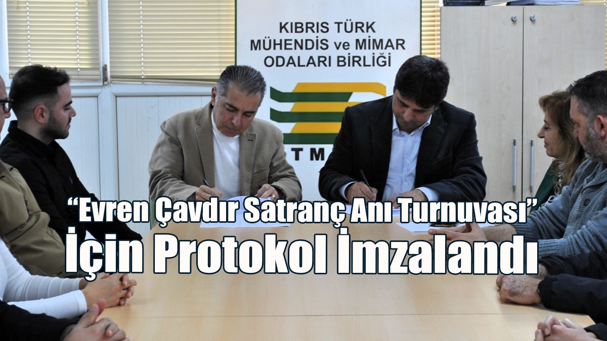“Evren Çavdır Satranç Anı Turnuvası” İçin Protokol İmzalandı