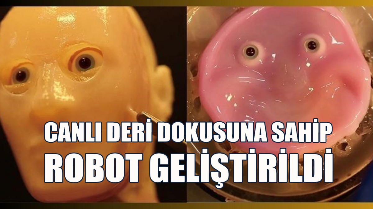 Canlı Deri Dokusuna Sahip Robot Geliştirildi