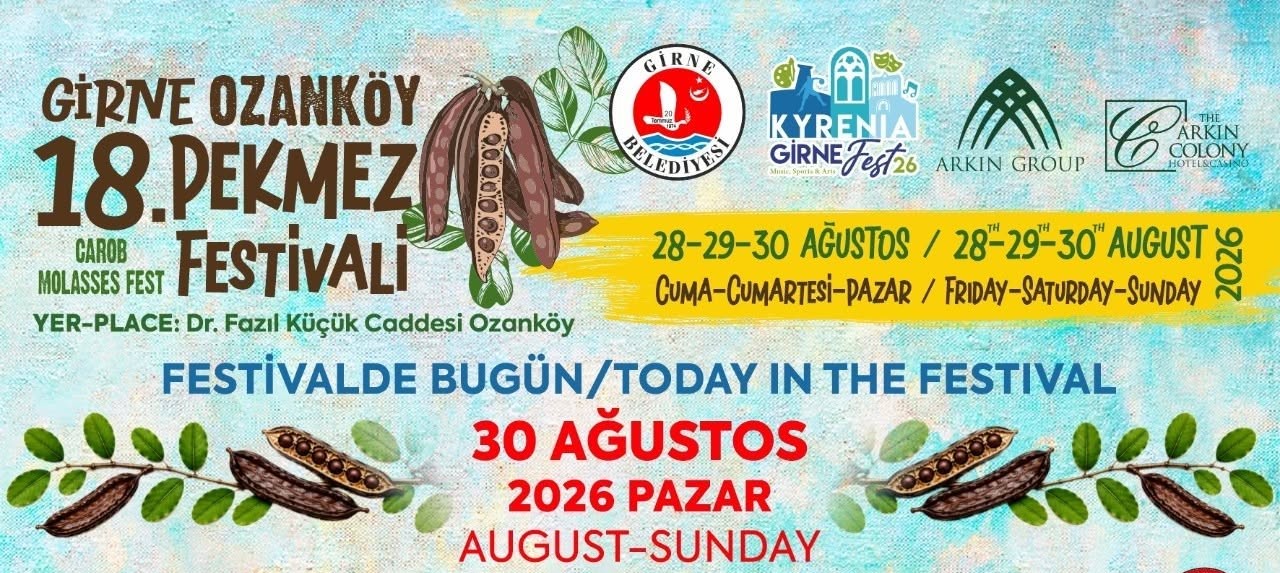 18. Girne Ozanköy Pekmez Festivali Başlıyor!