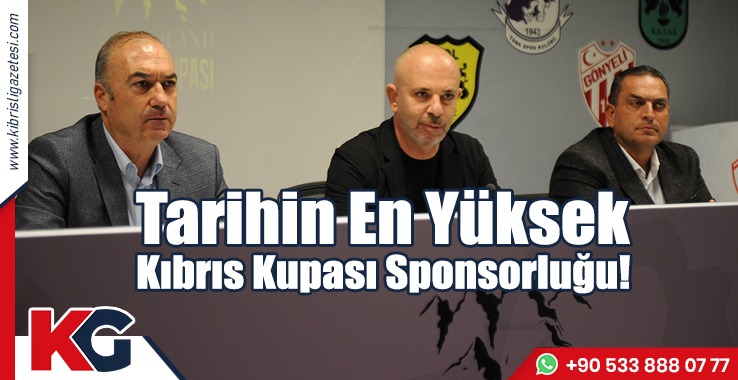 Tarihin En Yüksek Kıbrıs Kupası Sponsorluğu!