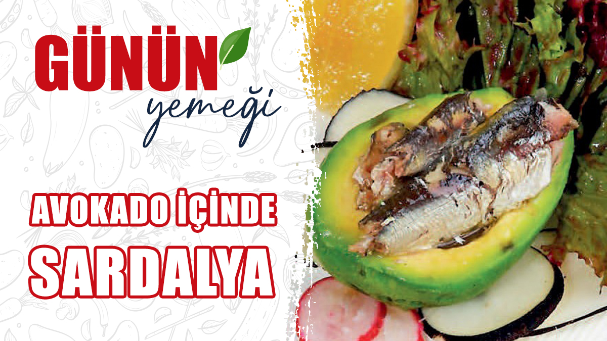 Avokado İçinde Sardalya