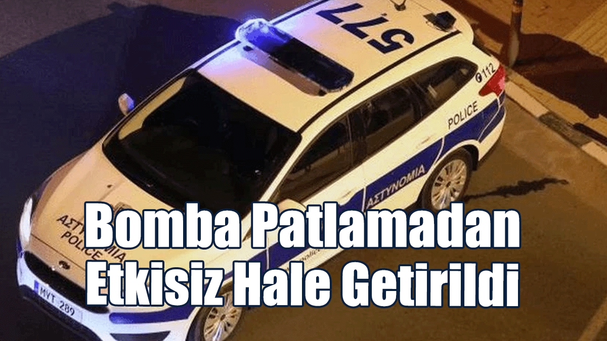 Araca Yerleştirilen Bomba Patlamadan Etkisiz Hale Getirildi