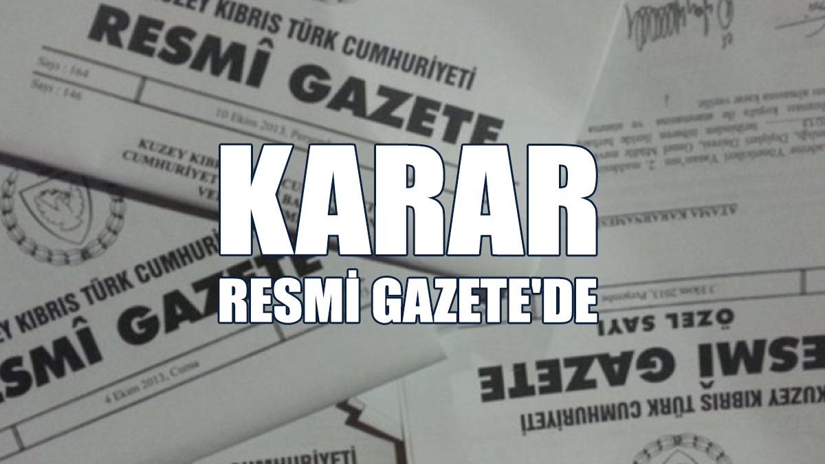 “Alçak Orman Tarlalarının Devrine İlişkin Tüzük" Resmi Gazete’de