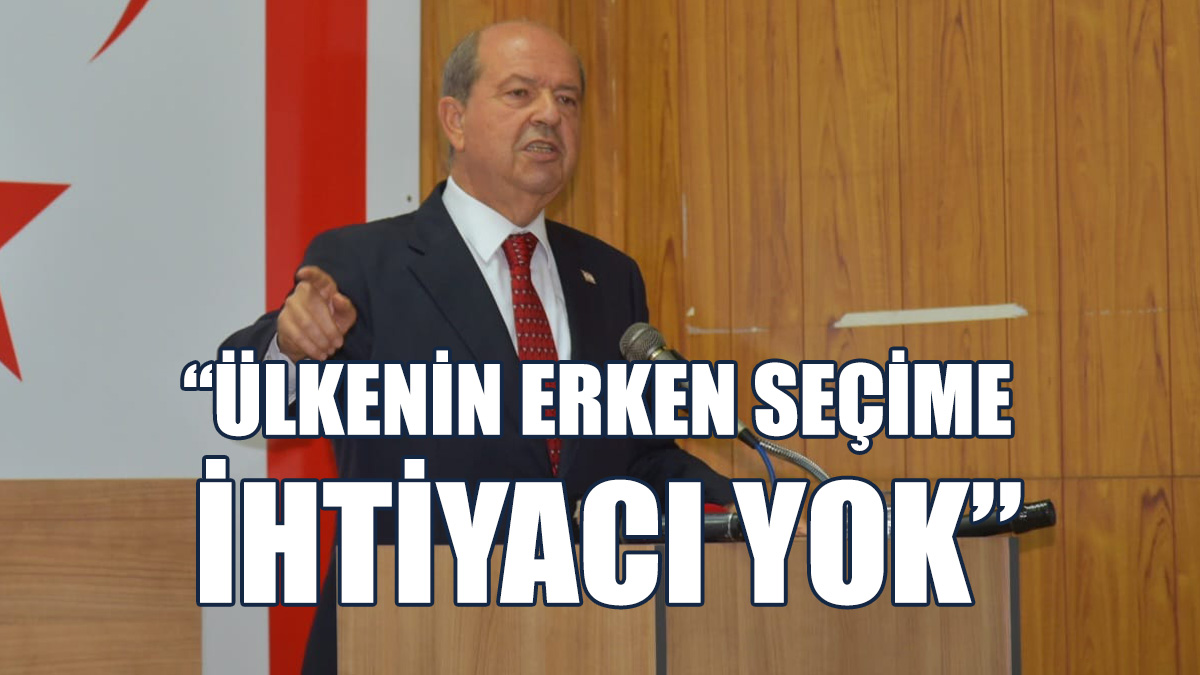 Cumhurbaşkanı Tatar UBP PM'de Konuştu