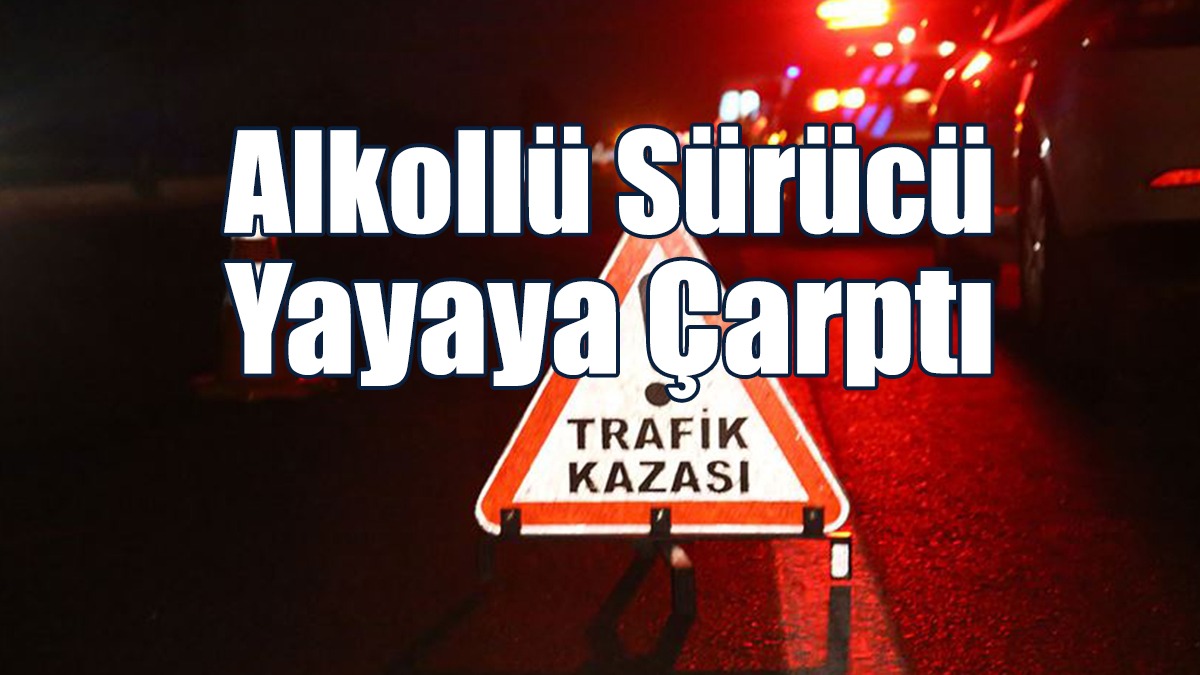 Yoldan Çıkan Araç Yayaya Çarptı