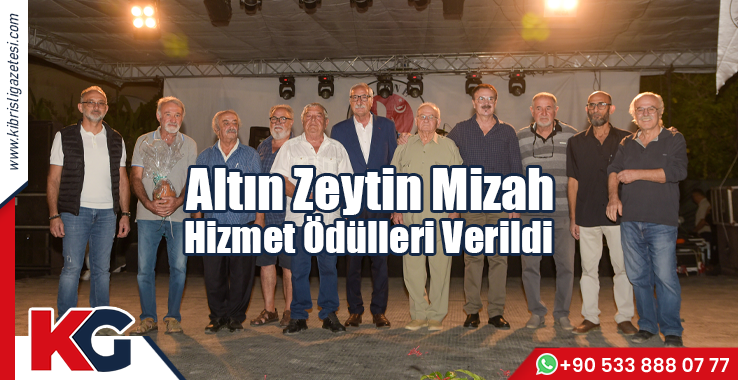 Altın Zeytin Mizah Hizmet Ödülleri Verildi