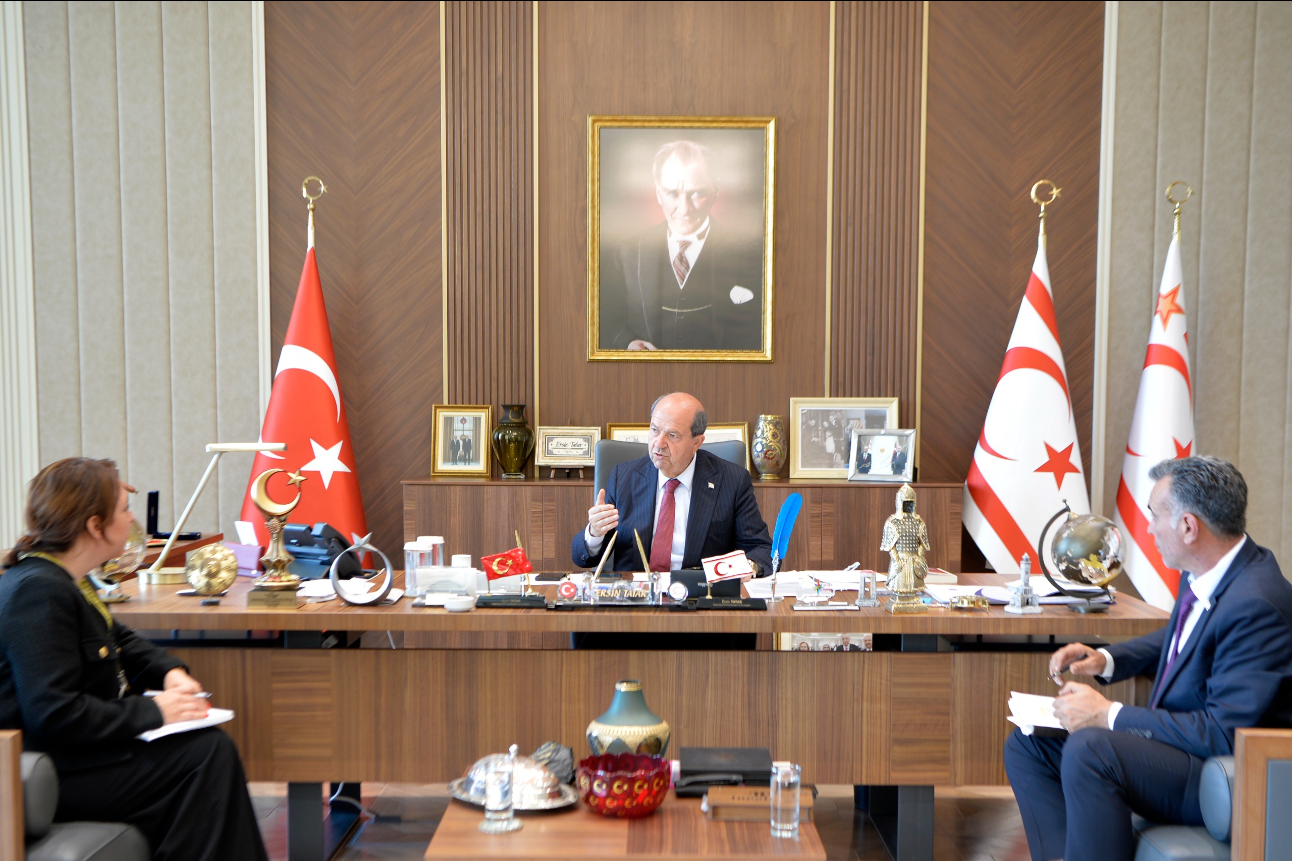 Tatar: Rum liderliğinin saldırgan siyasetine karşı yoğun bir diplomasi yürütüyoruz