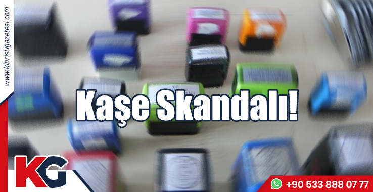 Evinde bir bankaya ait 2 adet kaşe bulundu