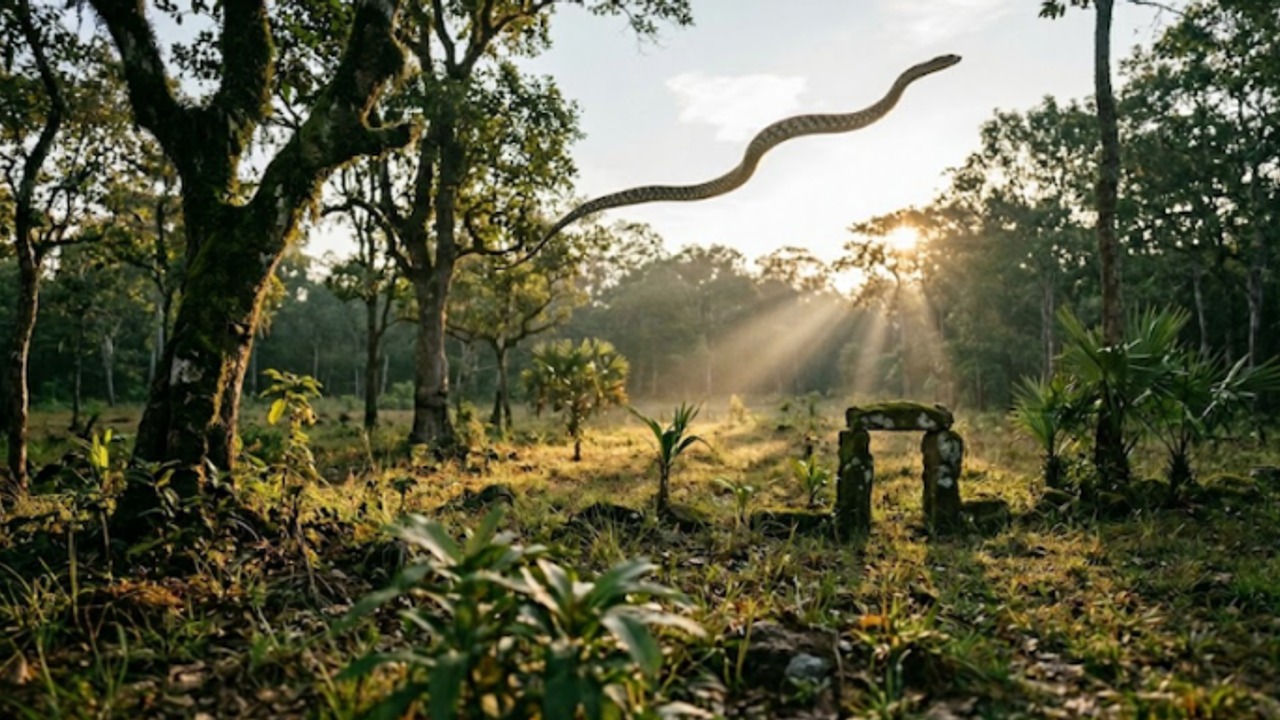 Bilim dünyasını şaşırtan keşif: Kamboçya’da uçan yılan bulundu