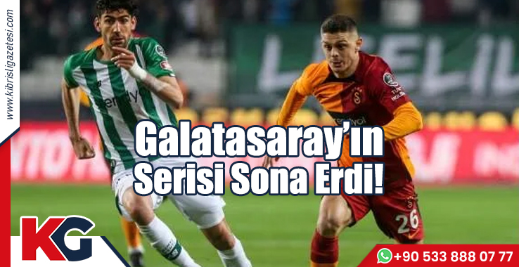 Galatasaray’ın Serisi Sona Erdi