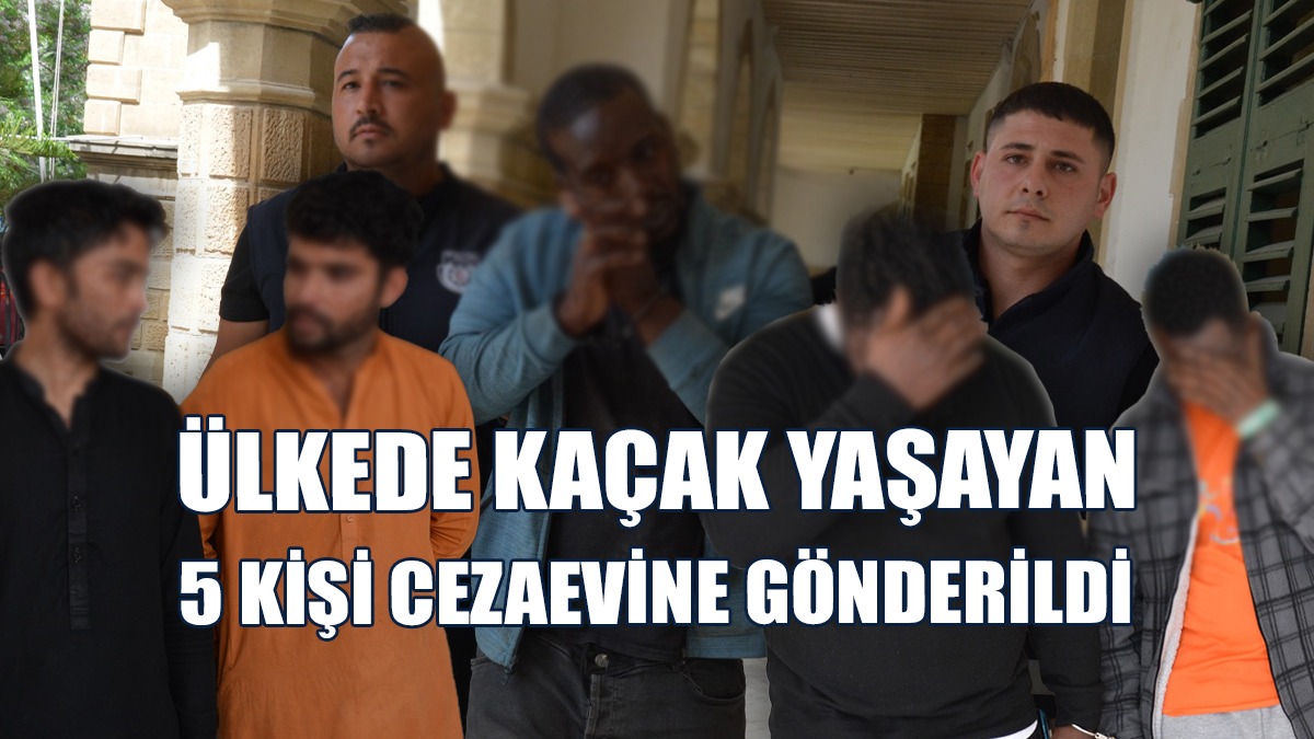 İkamet İzni Olmayan 5 Kişi Mahkemeye Çıkarıldı