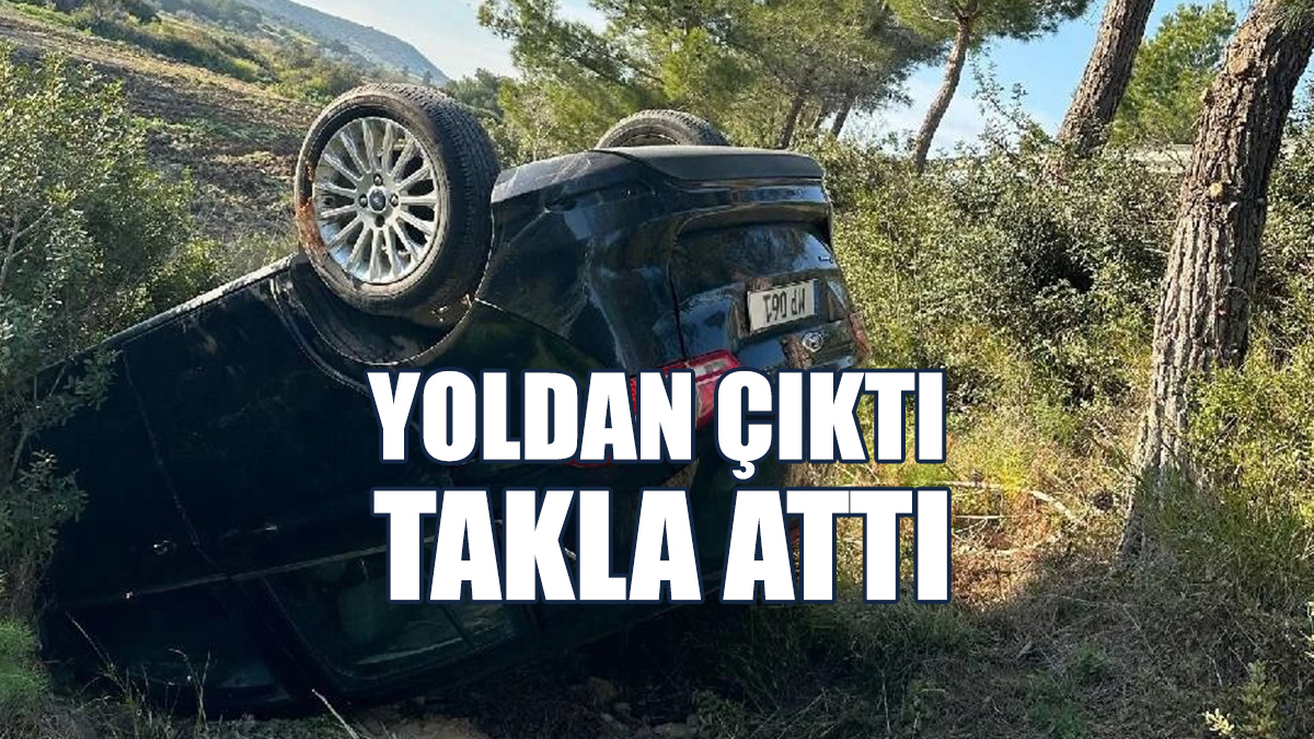 Sürücü İle 3 Yaşındaki Çocuk Yaralandı